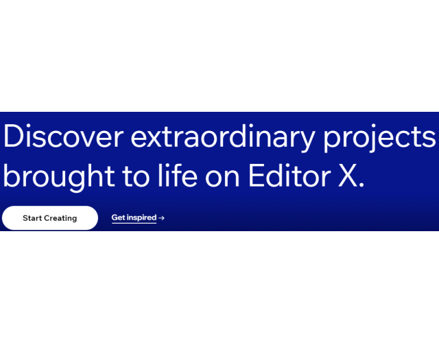 Editor X from Wix